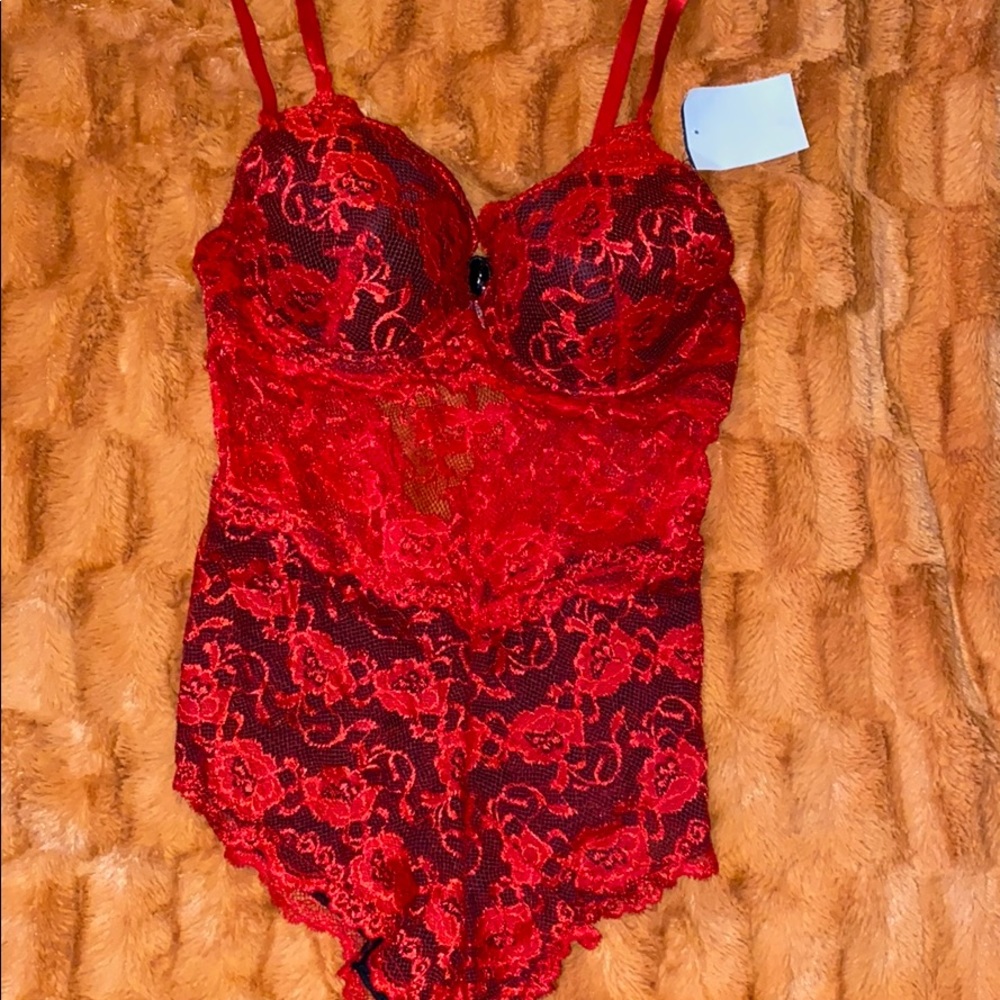 red lingerie  Teddy